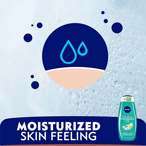 Nivea Frangipani Oil Shower Gel 500ml - Gently Cleanses & Hydrates Skin for a Soft, Refreshing Feel - Nivea - Image 5