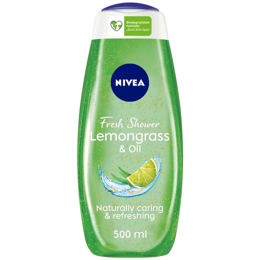 Nivea Body Wash Lemon & Oil 500ml - Refreshing Scent, Hydrating Oils, Soft Skin Feel, Gentle Daily Cleanser Nivea Body Wash Lemon & Oil 500ml - Refreshing Scent, Hydrating Oils, Soft Skin Feel, Gentle Daily Cleanser