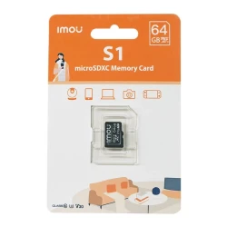 بطاقة ذاكرة Imou 64GB MicroSD - UHS-I، نقل بيانات سريع للأجهزة