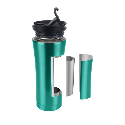Karaca Star Shiny 450ml Leak-Proof Green Metal Tea Pot - karaca - Image 4