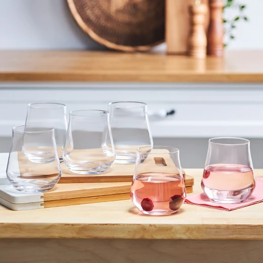 Karaca Even 6-Piece Water Glass Set - 350ml Clear - karaca - Image 3