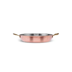 Karaca Ahlat Copper Sahan 18 Cm - Traditional Cooking Pan