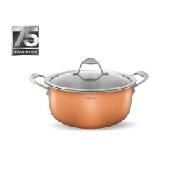 Karaca 3Ply PowerSteel Copper Stockpot 2.6L with Lid