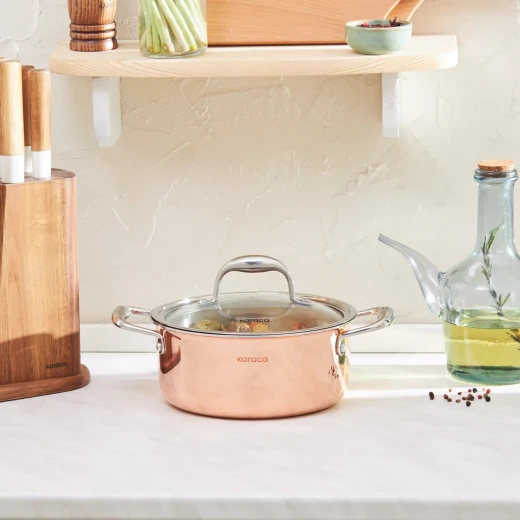 Karaca 3Ply PowerSteel Copper Stockpot 2.6L with Lid - karaca - Image 3