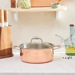 Karaca Powersteel 3Ply Copper 24 cm Steel Saucepan - karaca