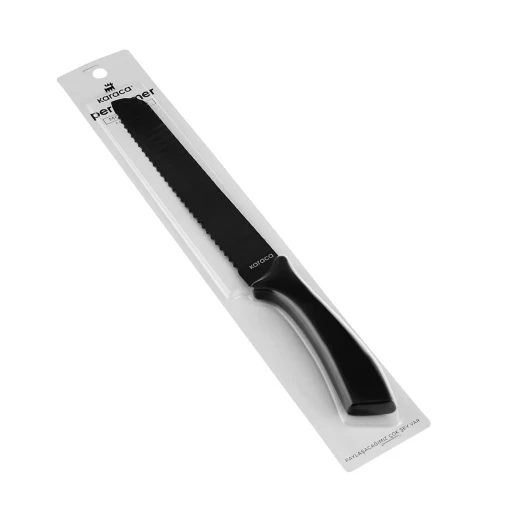 Karaca Momentum 20 cm Black Bread Knife - Stainless Steel - karaca - Image 2