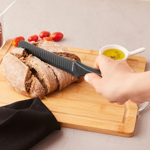 Karaca Momentum 20 cm Black Bread Knife - Stainless Steel - karaca - Image 5
