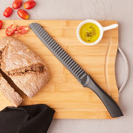 Karaca Momentum 20 cm Black Bread Knife - Stainless Steel - karaca - Image 6
