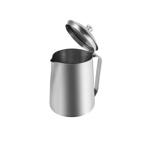 Karaca Barista Stainless Steel Milk Jug 1.5L Silver with Lid - karaca - Image 2