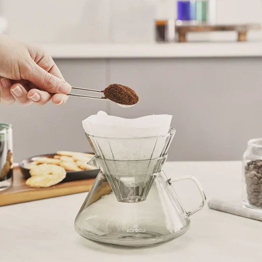 Karaca Winx Grey French Press Coffee Maker 650ml - karaca - Image 6