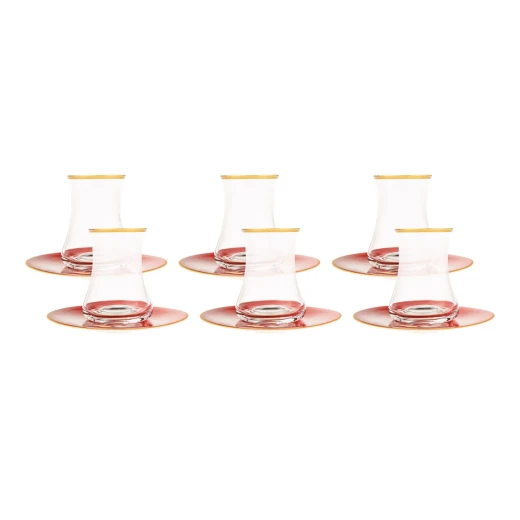 Karaca Unicef Sezen Aksu 12-Piece Tea Cup Set for 6 People Karaca Unicef Sezen Aksu 12-Piece Tea Cup Set for 6 People