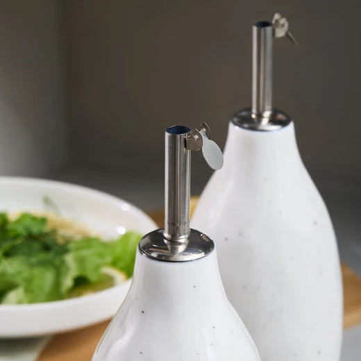 Karaca Lina Oil and Vinegar Set - Ceramic Kitchen Essentials - karaca - Image 2