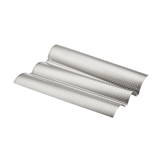 Karaca French Baguette 3-Piece Bread Baking Pan Set Karaca French Baguette 3-Piece Bread Baking Pan Set
