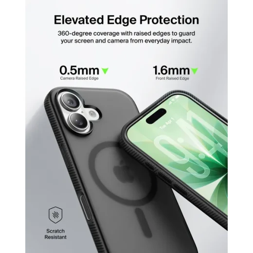 Belkin SheerForce Grip Case for Iphone 17  Black - Belkin - Image 2