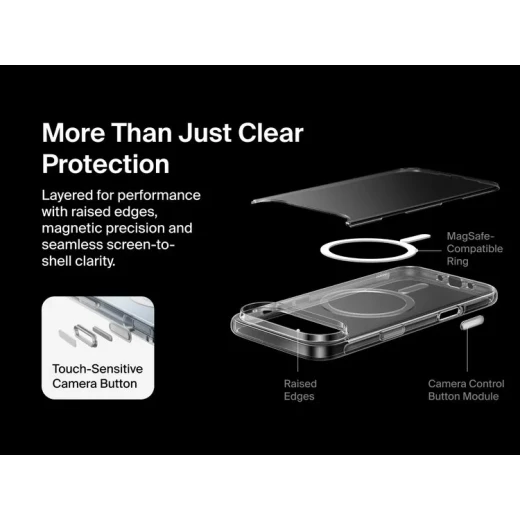 Belkin SheerForce Grip Case for Iphone 17  Black - Belkin - Image 3