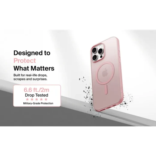 جراب Belkin Sheerforce Grip لجهاز iPhone 17 Pro Max - وردي ناعم - بيلكين - Image 4
