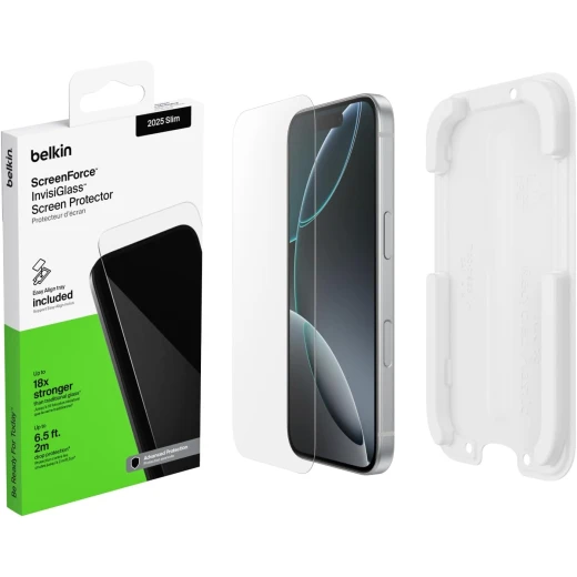 Belkin Antimicrobial Screen Protector for iPhone 17 Air - Protect Your Screen Belkin Antimicrobial Screen Protector for iPhone 17 Air - Protect Your Screen