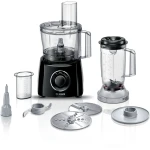 Bosch MultiTalent 3 Food Processor 800W Black - Chop, Mix, Grate & More - BOSCH