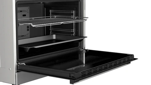 Bosch Serie 6 90cm Gas Cooker with LED Display and Stainless Steel - BOSCH - Image 2
