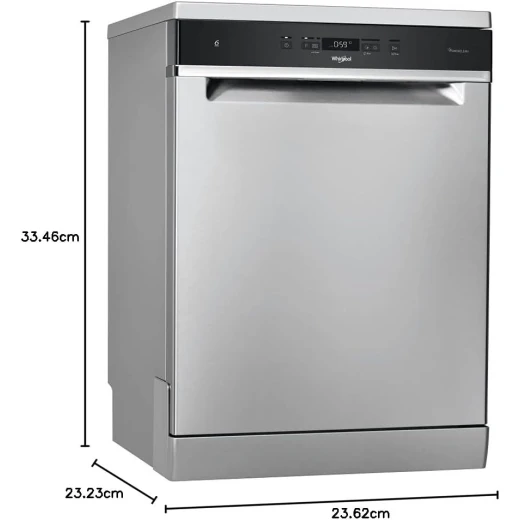 Whirlpool Dishwasher 8prog A+++ 9.5lit Inox+Power Clean - ‎Whirlpool - Image 6