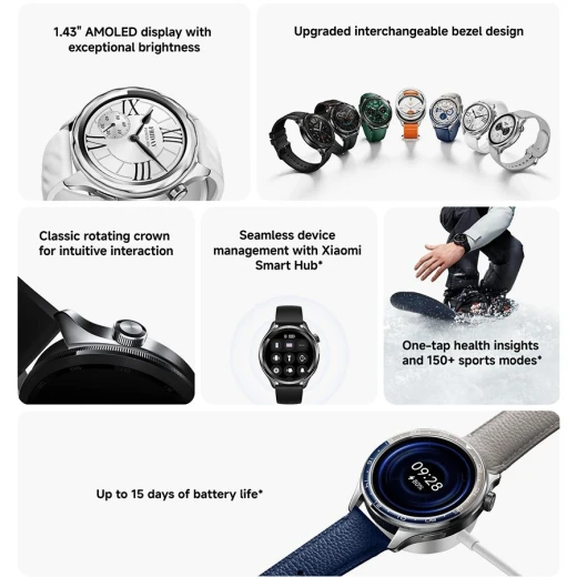 Xiaomi Watch S4 BHR9199GL - Rainbow Smartwatch with AMOLED Display - Xiaomi - Image 13