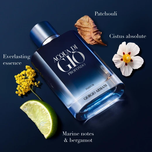 Giorgio Armani Acqua Di Gio Profondo Parfum 100ml Marine Fragrance for Men Long Lasting Scent - Giorgio Armani - Image 3
