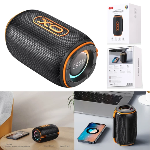 مكبر صوت بلوتوث لاسلكي XO F57 Pro - محمول مع ضوء ملون - إكس أو - Image 2