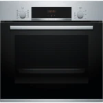 فرن كهربائي مدمج Bosch Serie 4 بحجم 60 سم 66 لتر Eco Clean ستانلس ستيل - بوش