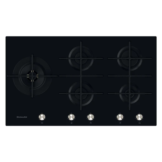 موقد سيراميك غاز مدمج KitchenAid KHGL 942 NB 86 سم - KHGD5 موقد سيراميك غاز مدمج KitchenAid KHGL 942 NB 86 سم - KHGD5