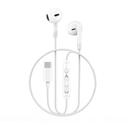 WIWU EB314 Type-C Wired Earphones - White - Comfortable Fit