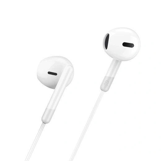 WIWU EB314 Type-C Wired Earphones - White - Comfortable Fit - Wiwu - Image 2