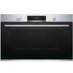 فرن كهربائي مدمج Bosch Serie 6 90 سم 112 لتر أسود ستانلس ستيل - بوش