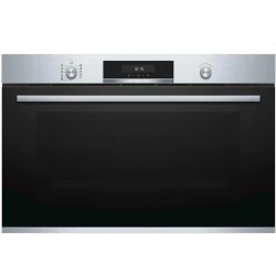 فرن كهربائي مدمج Bosch Serie 6 90 سم 112 لتر أسود ستانلس ستيل