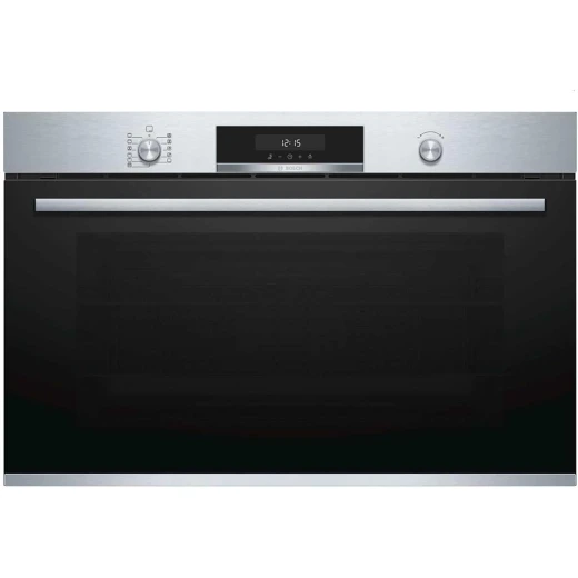 Bosch Serie 6 90cm Built-In Electric Oven 112L Black Stainless Steel Bosch Serie 6 90cm Built-In Electric Oven 112L Black Stainless Steel