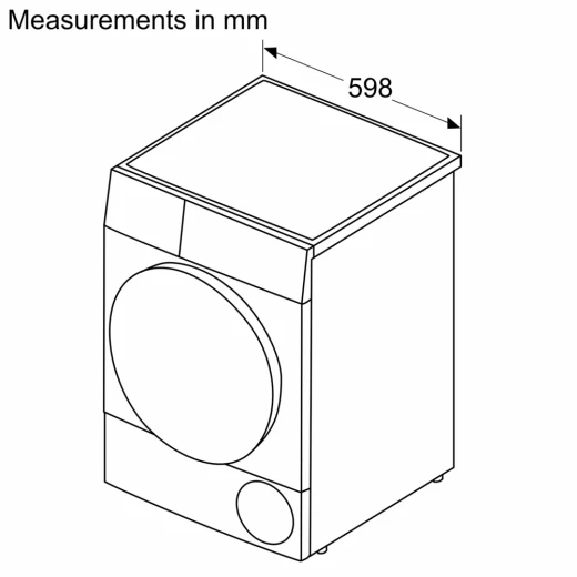 Bosch Serie 6 8kg Condenser Dryer Silver B - Efficient Drying - BOSCH - Image 3