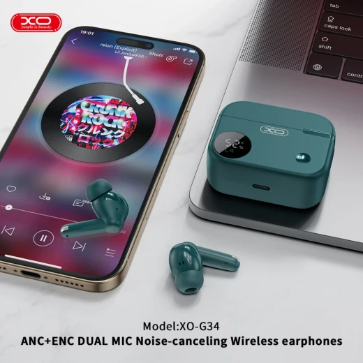 سماعات XO G34 اللاسلكية: بلوتوث 5.4، ANC، ENC، صوت ستيريو - إكس أو - Image 3