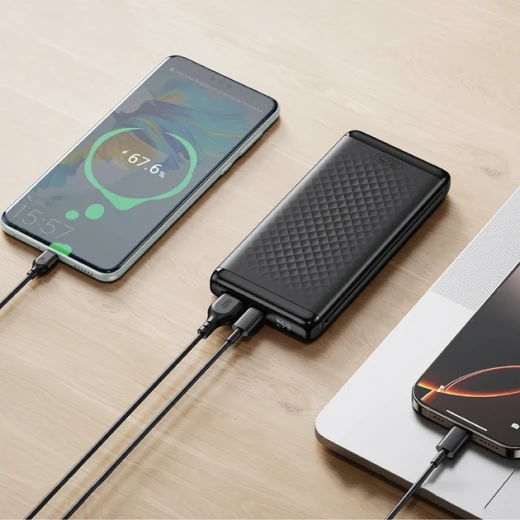 بنك طاقة XO PB308 10000mAh شاحن سريع 22.5 واط - أسود بنك طاقة XO PB308 10000mAh شاحن سريع 22.5 واط - أسود