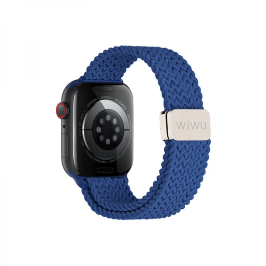 WIWU 38/40/41 Nylon Braided Magnetic Watch Band Wi-WB004 -Blue | WB004-BL - Wiwu - Image 4