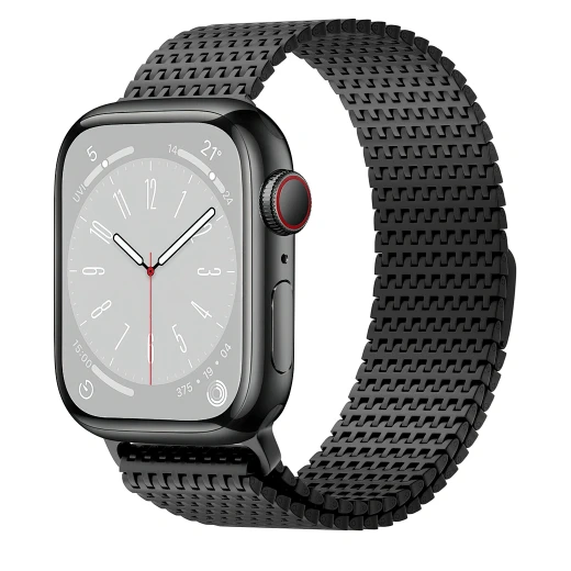 WIWU Apple Watch Metal Band 38/40/41mm Black - Stylish & Durable WIWU Apple Watch Metal Band 38/40/41mm Black - Stylish & Durable