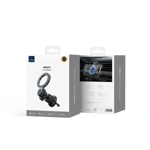 حامل سيارة وي وو MAGO Series Magsafe - تثبيت مغناطيسي آمن ودوران 360 درجة - وي وُو - Image 2