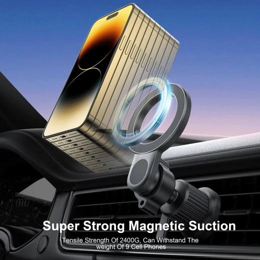 حامل سيارة وي وو MAGO Series Magsafe - تثبيت مغناطيسي آمن ودوران 360 درجة - وي وُو - Image 3
