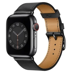 سوار ساعة WiWU Attelage جلد طبيعي لساعة Apple Watch 38/40/41 مم