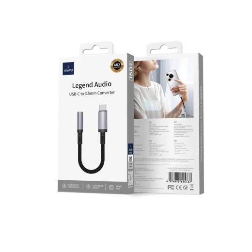 WIWU Legend Series Type-C to 3.5mm AUX Audio Adapter - Portable - Wiwu - Image 2
