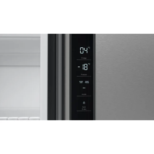 Bosch 4-Door Refrigerator 90.5cm 605L Series 4 Brushed Stainless Steel - BOSCH - Image 11