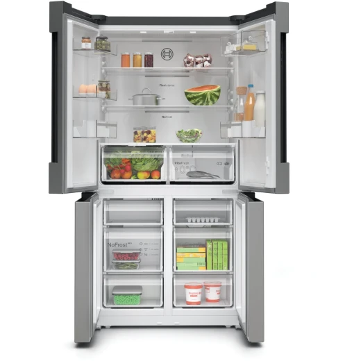 Bosch 4-Door Refrigerator 90.5cm 605L Series 4 Brushed Stainless Steel - BOSCH - Image 14