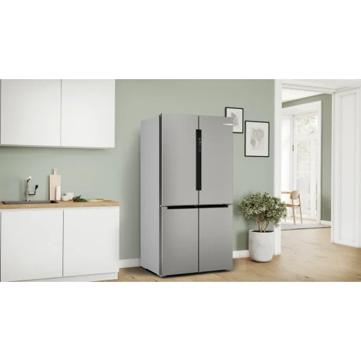 Bosch 4-Door Refrigerator 90.5cm 605L Series 4 Brushed Stainless Steel - BOSCH - Image 12