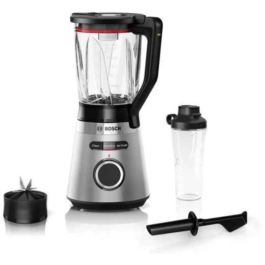 Bosch Serie 4 Standmixer 1200W Silver - Powerful Blending Bosch Serie 4 Standmixer 1200W Silver - Powerful Blending
