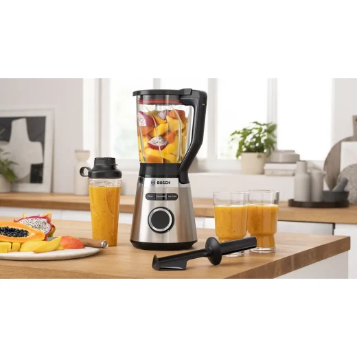 Bosch Serie 4 Standmixer 1200W Silver - Powerful Blending - BOSCH - Image 9