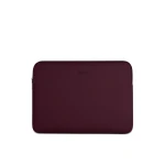 WIWU Skin Zero 13-Inch Laptop Sleeve – Ultra-thin and lightweight design, protects against scratches and bumps, perfect for travel and daily use – Burgundy Red - Wiwu
