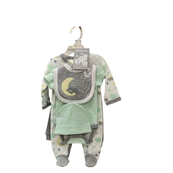 6-piece hospital set, cotton 0-3m